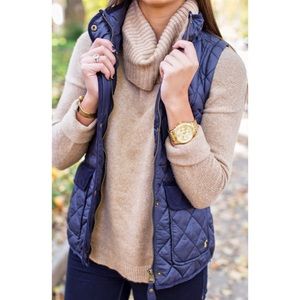 Navy Puffer Vest